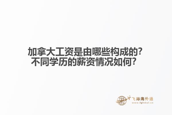 ?加拿大工資是由哪些構(gòu)成的？不同學(xué)歷的薪資情況如何？